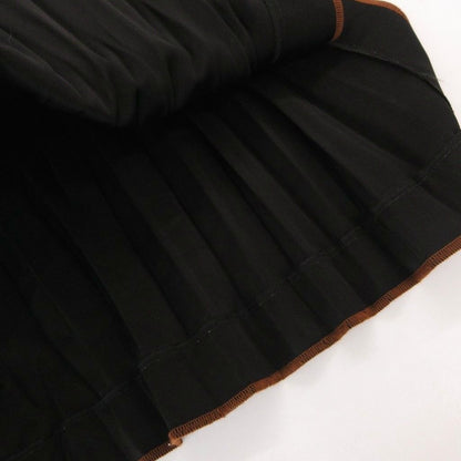 Loewe Pleated Skirt Visual Tight Long 36 Black — view 3