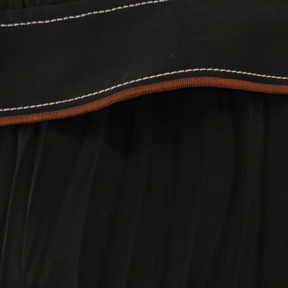 Loewe Pleated Skirt Visual Tight Long 36 Black — view 7