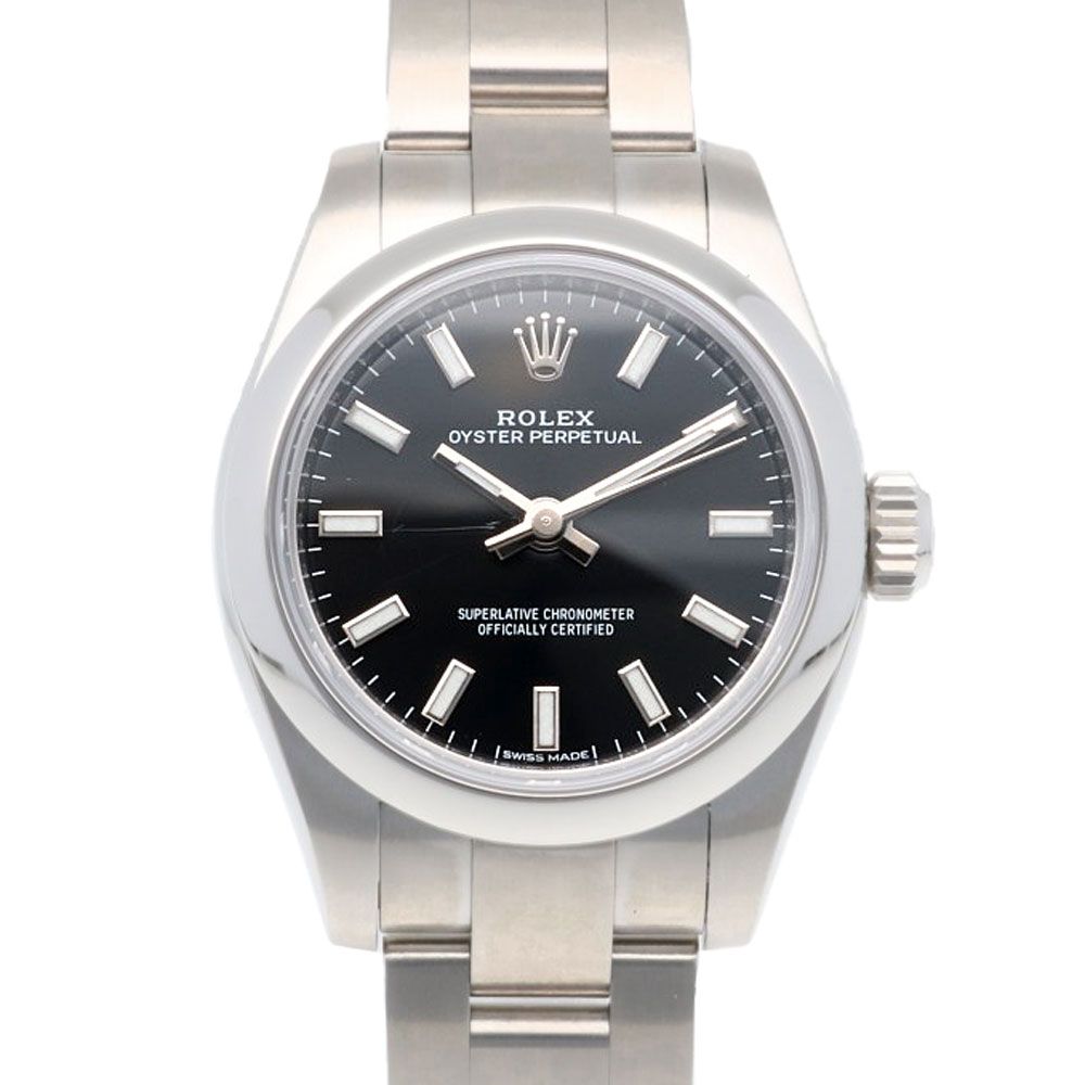 Rolex Oyster Perpetual Watch Stainless Steel Automatic Winding Overhauled