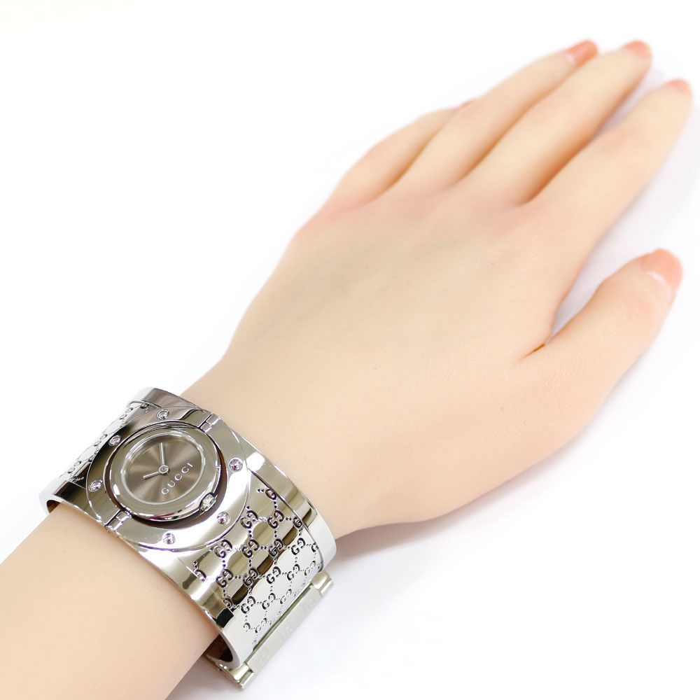 Gucci Toile Collection Watch Stainless Steel 112 Quartz — view 2