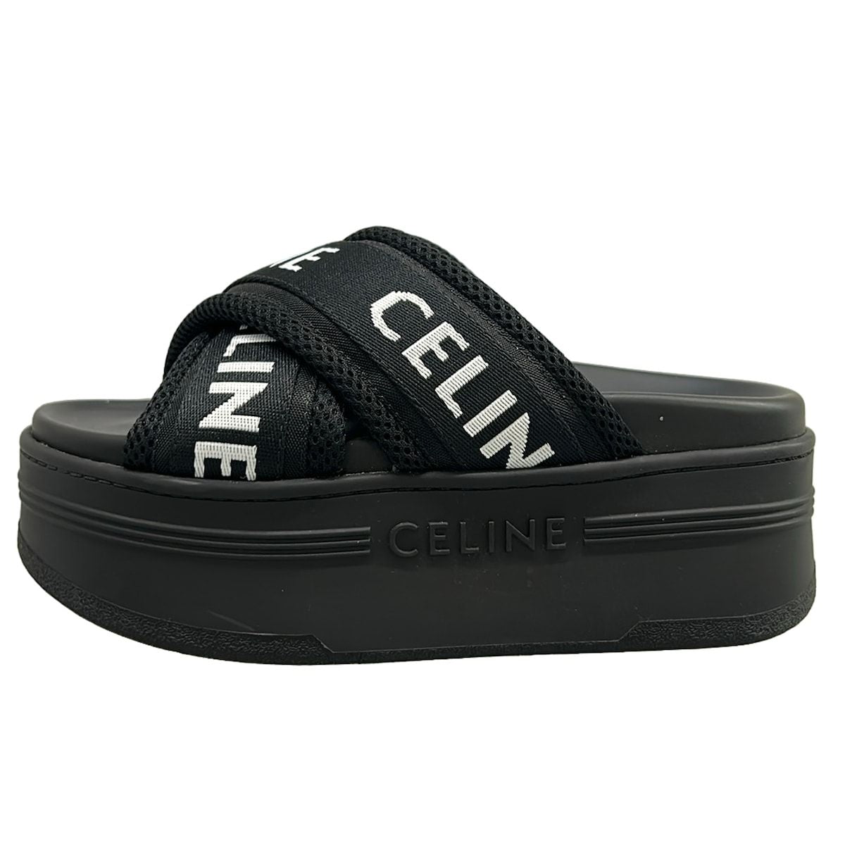 Celine Sandals 35 Block Slide Black