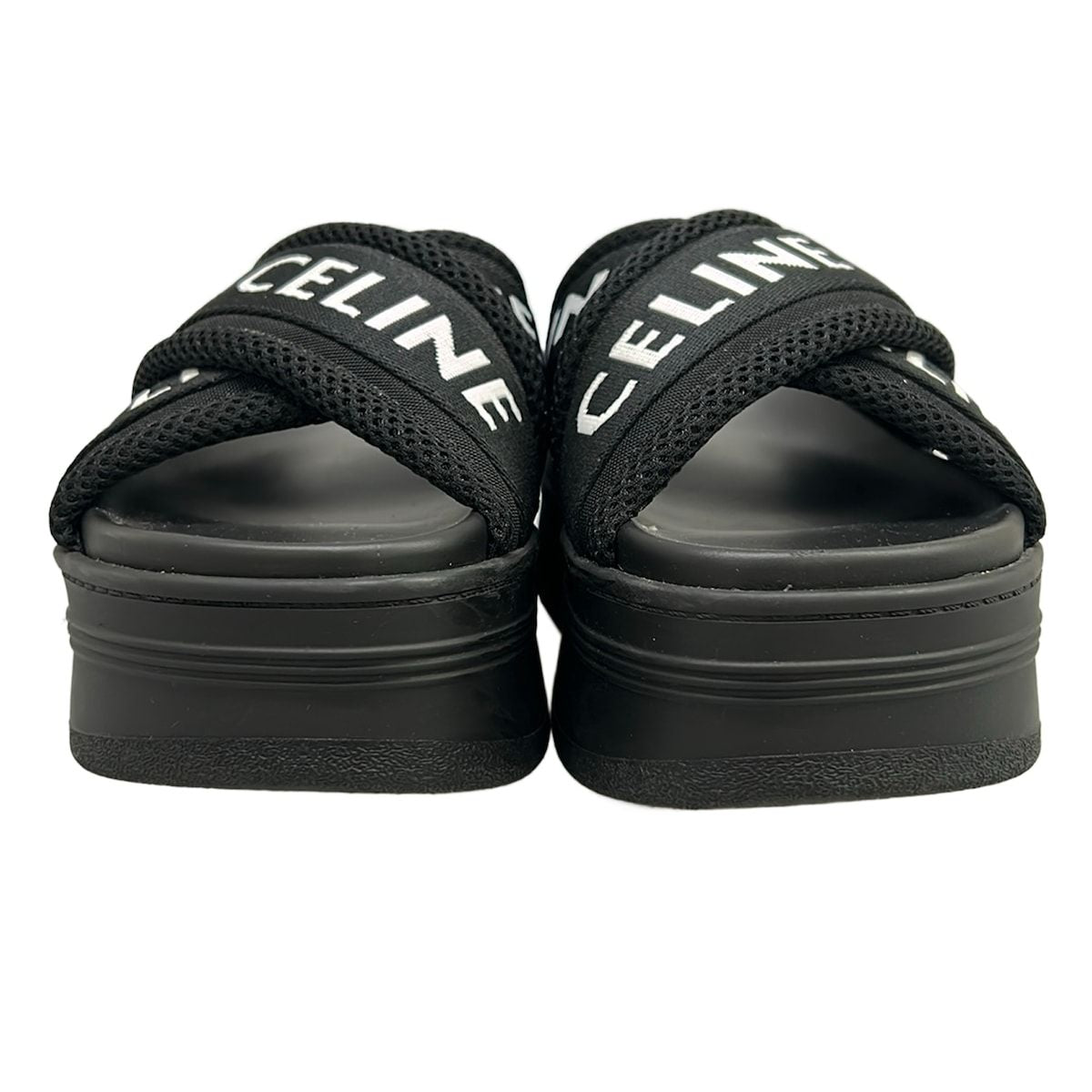 Celine Sandals 35 Block Slide Black — view 5