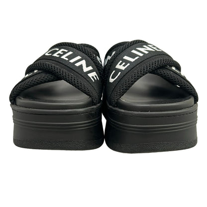 Celine Sandals 35 Block Slide Black — view 5