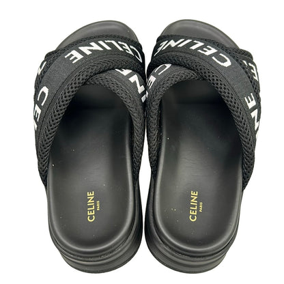 Celine Sandals 35 Block Slide Black — view 7
