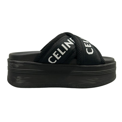 Celine Sandals 35 Block Slide Black — view 2