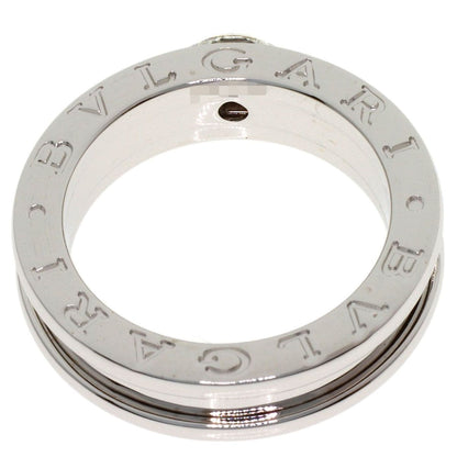 Bvlgari Band Solitaire Diamond 49 Ring 18k White Gold — view 4