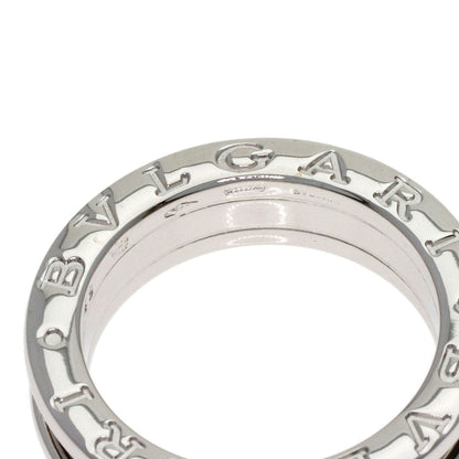 Bvlgari Band Solitaire Diamond 49 Ring 18k White Gold — view 6