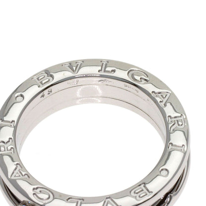 Bvlgari Band Solitaire Diamond 49 Ring 18k White Gold — view 5