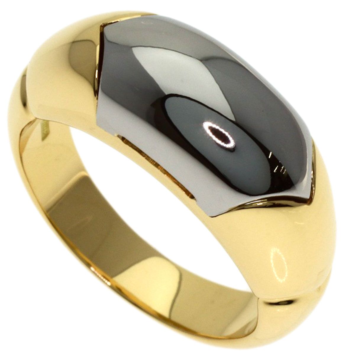 Bvlgari Certaura Ring 18k Yellow Gold 18k White