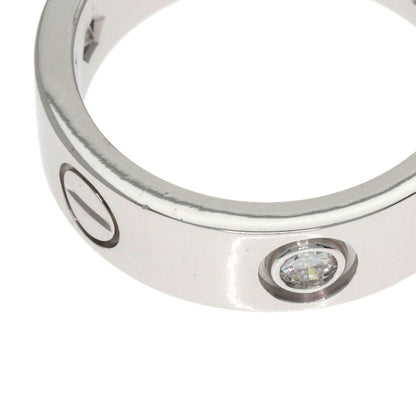 Cartier Love Ring Half Diamond 51 18k White Gold — view 8