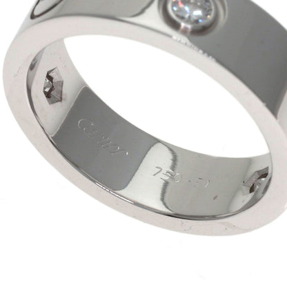 Cartier Love Ring Half Diamond 51 18k White Gold — view 5