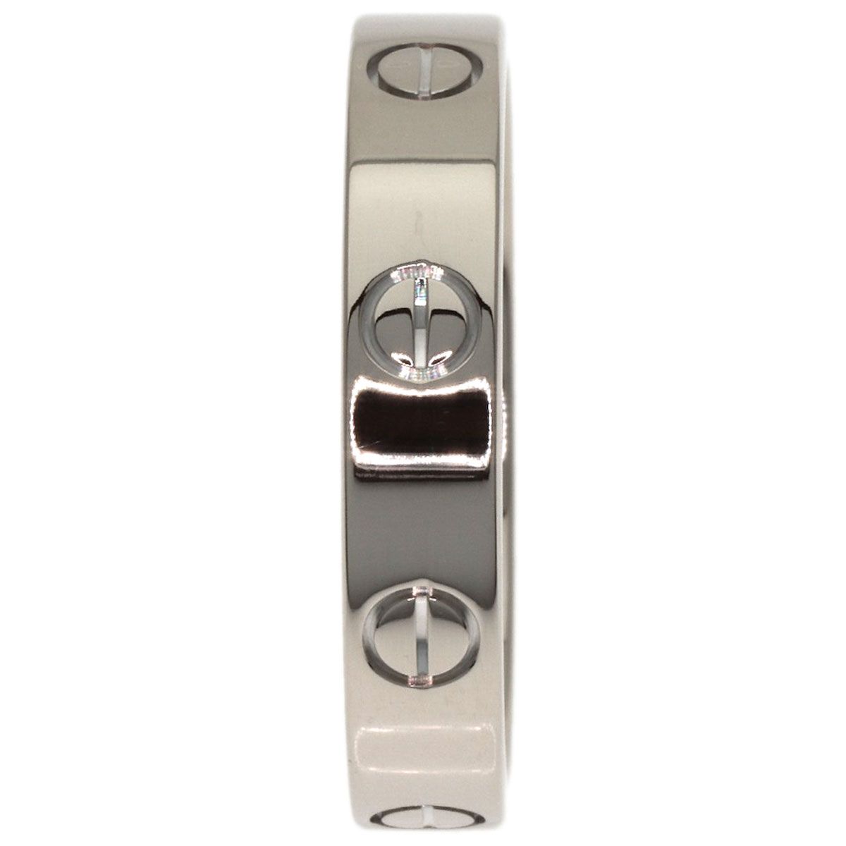 Cartier Mini Love Ring 57 18k White Gold — view 3