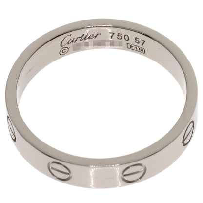Cartier Mini Love Ring 57 18k White Gold — view 4
