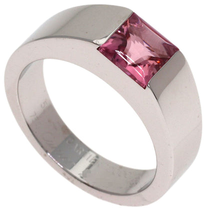Cartier Tank Pink Tourmaline 50 Ring 18k White Gold