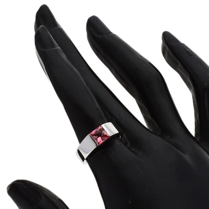 Cartier Tank Pink Tourmaline 50 Ring 18k White Gold — view 7
