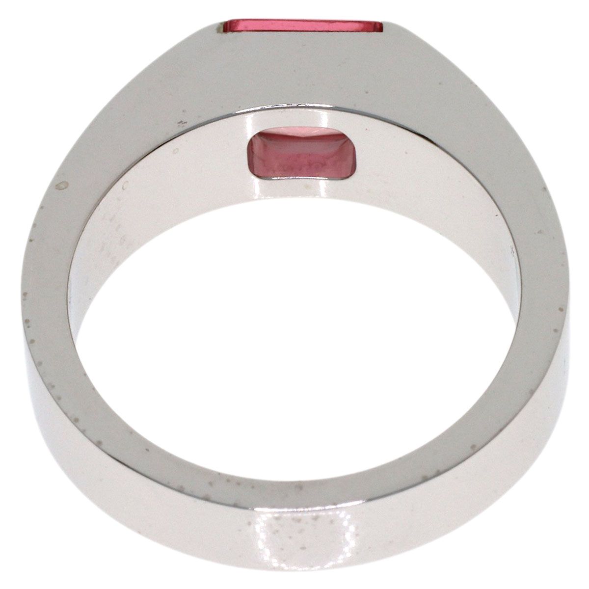 Cartier Tank Pink Tourmaline 50 Ring 18k White Gold — view 4