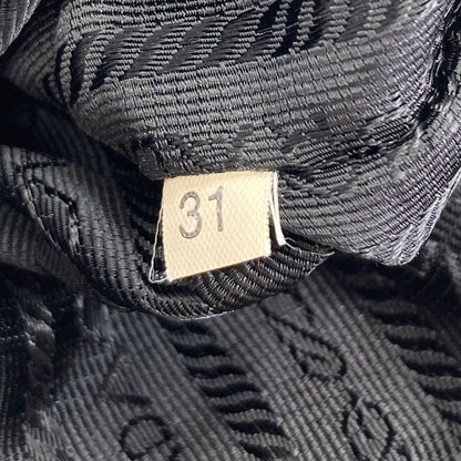 Prada Logo Handbag Nylon Leather — view 7