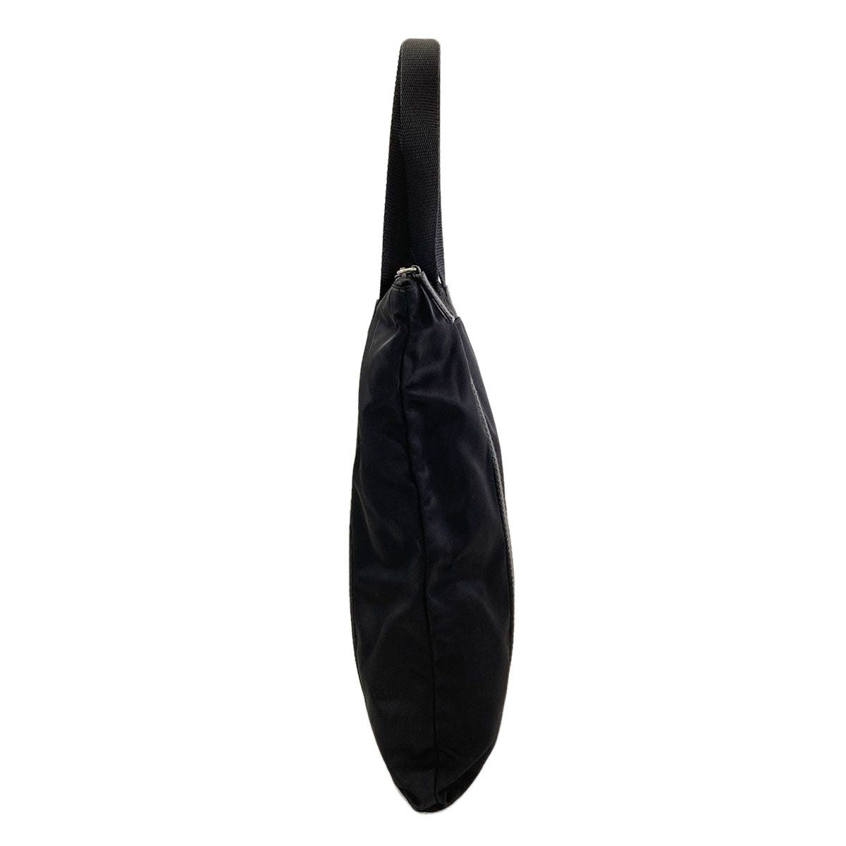 Prada Logo Handbag Nylon Leather — view 3