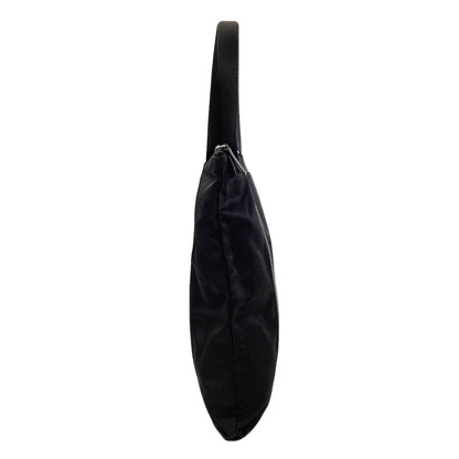 Prada Logo Handbag Nylon Leather — view 3