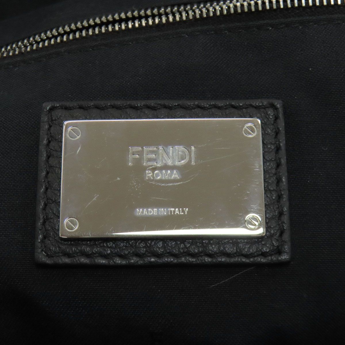 Fendi Logo Backpack Calf — view 6