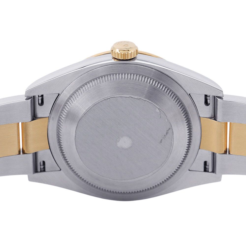 Rolex Explorer SS 18k Yellow Gold Roulette Watch Black Dial — view 3