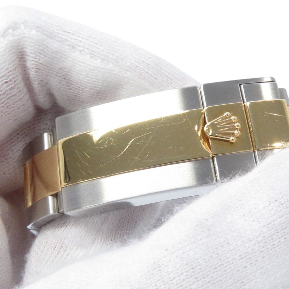 Rolex Explorer SS 18k Yellow Gold Roulette Watch Black Dial — view 7
