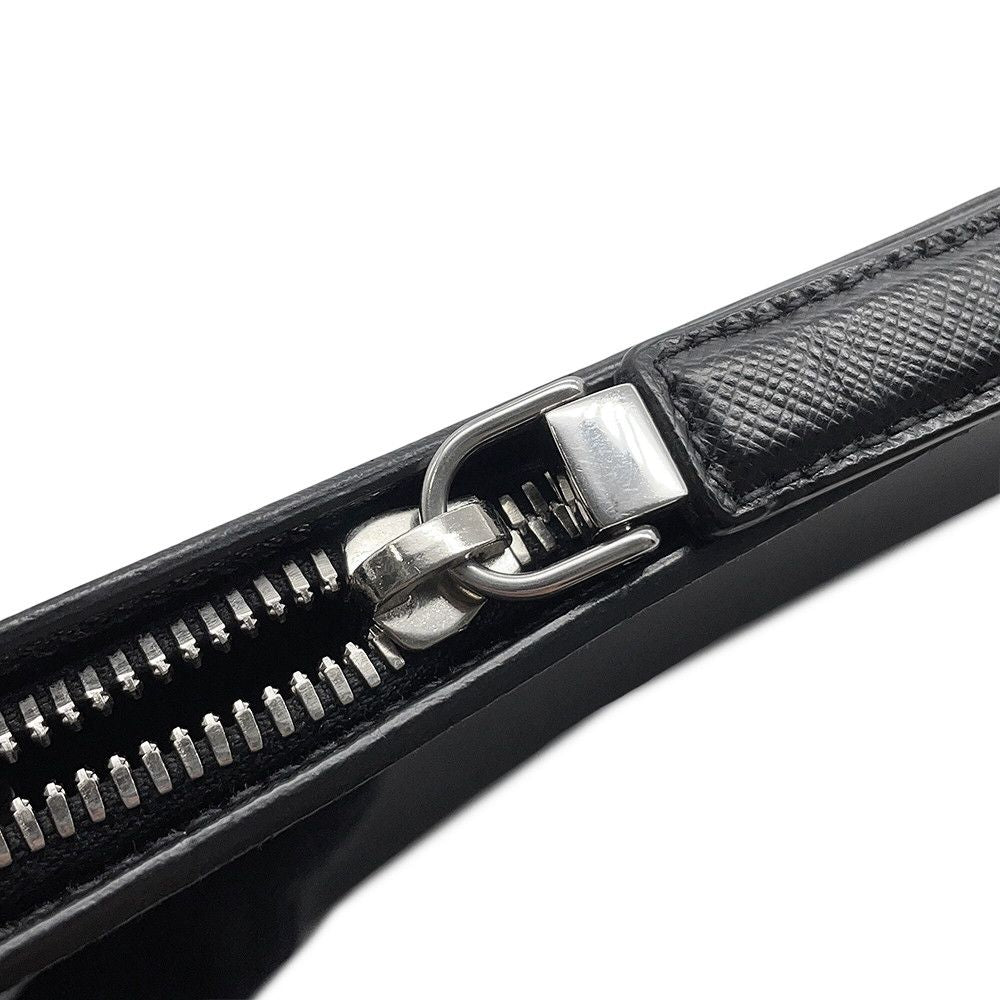 Prada Clutch Document Case Saffiano Leather Black — view 9