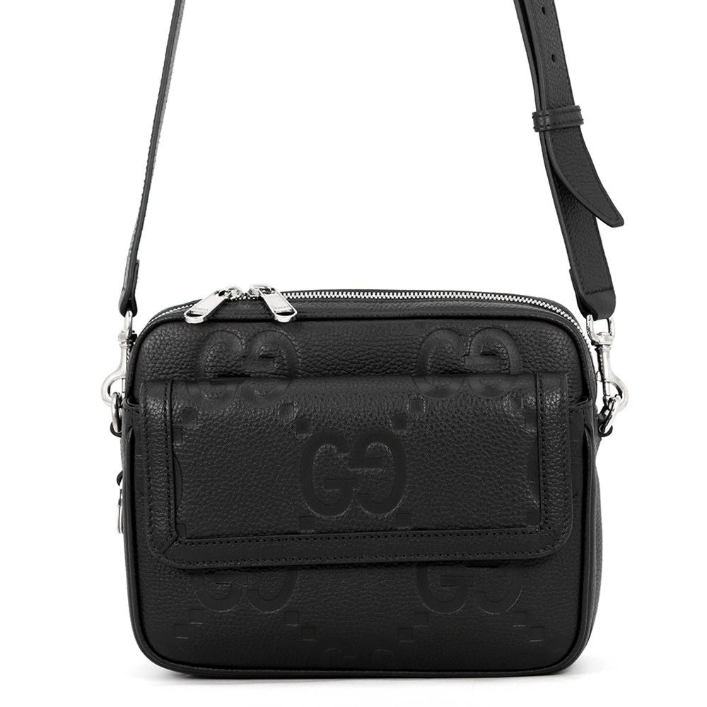 Gucci Shoulder Bag Jumbo GG Small Cross Black
