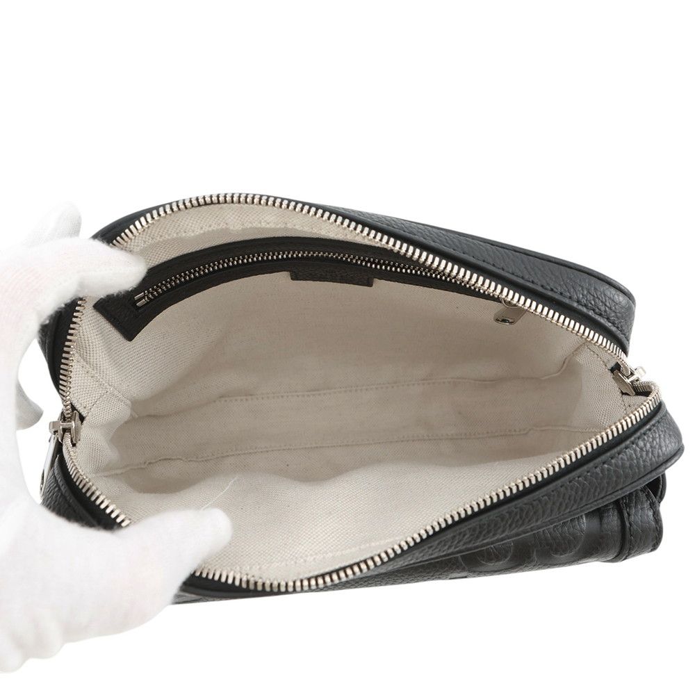 Gucci Shoulder Bag Jumbo GG Small Cross Black — view 5