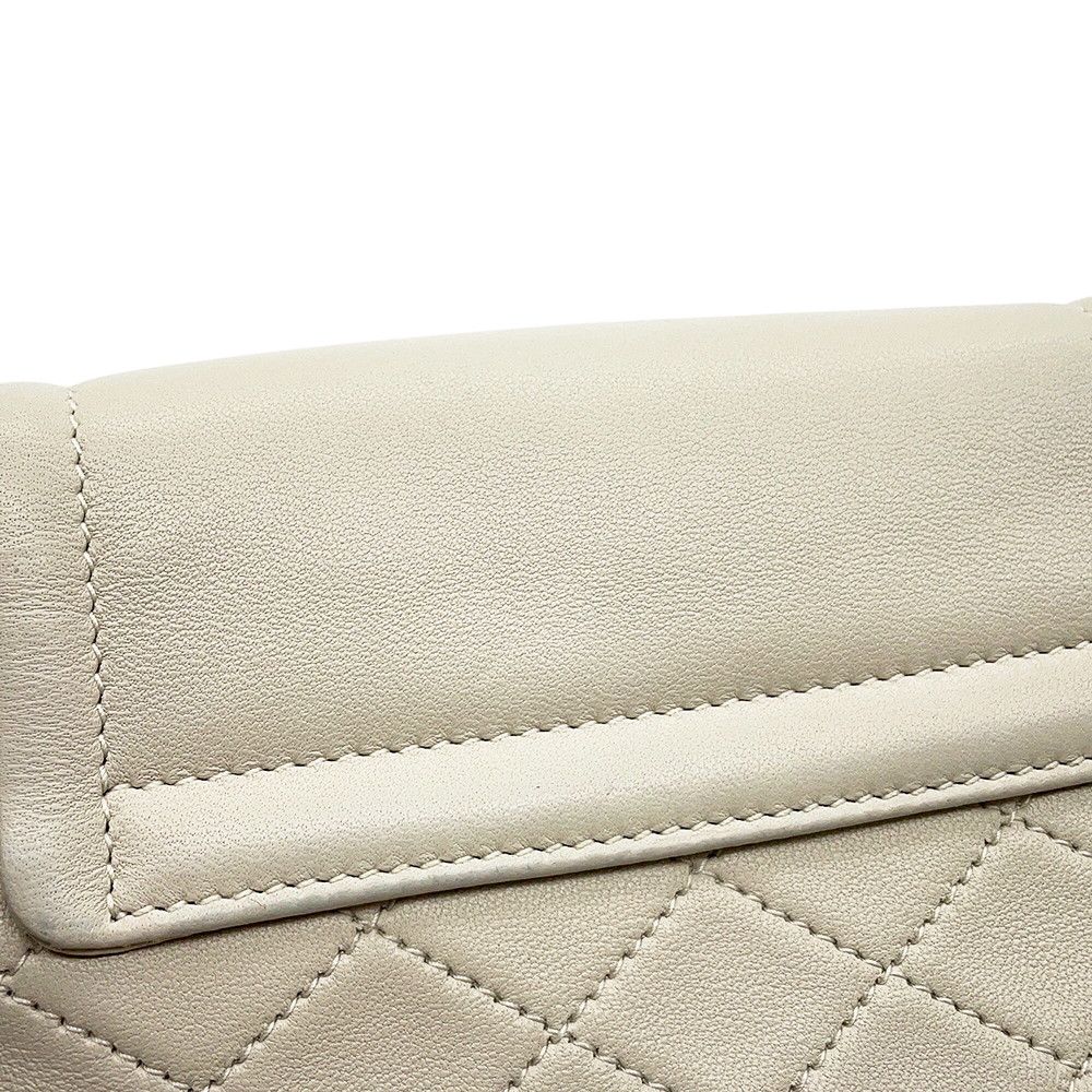 Saint Laurent Paris Chain Shoulder Bag Mini Nolita YSL White — view 9