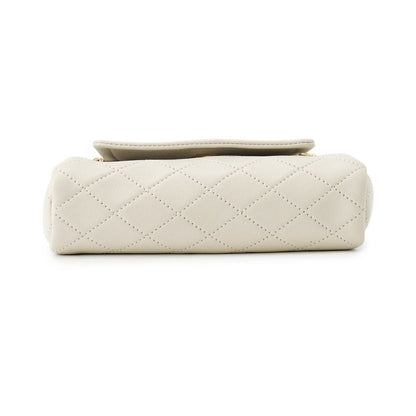 Saint Laurent Paris Chain Shoulder Bag Mini Nolita YSL White — view 3
