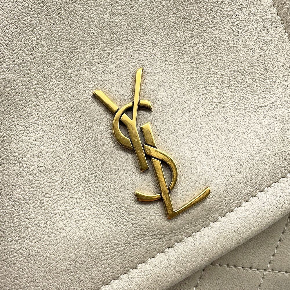 Saint Laurent Paris Chain Shoulder Bag Mini Nolita YSL White — view 8