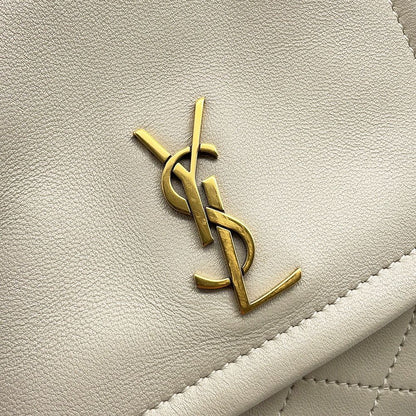 Saint Laurent Paris Chain Shoulder Bag Mini Nolita YSL White — view 8