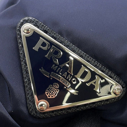Prada Hat Triangle Logo Re-Nylon Padded L Bucket — view 9