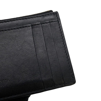 Bottega Veneta Coin Case Maxi Intrecciato Cassette Fastener Card Black — view 8