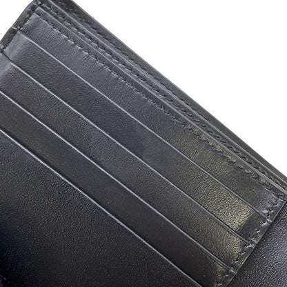 Saint Laurent Paris Bifold Wallet Cassandra with Coin Purse Leather Black — view 8