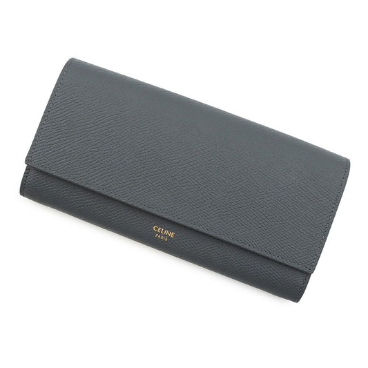 Celine Wallet Large Flap Leather
