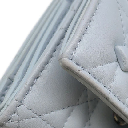 Dior Trifold Wallet Cannage My Hibiscus L Zip Lambskin — view 7