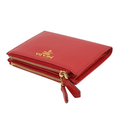 Prada Bifold Wallet Logo Compact Leather — view 2