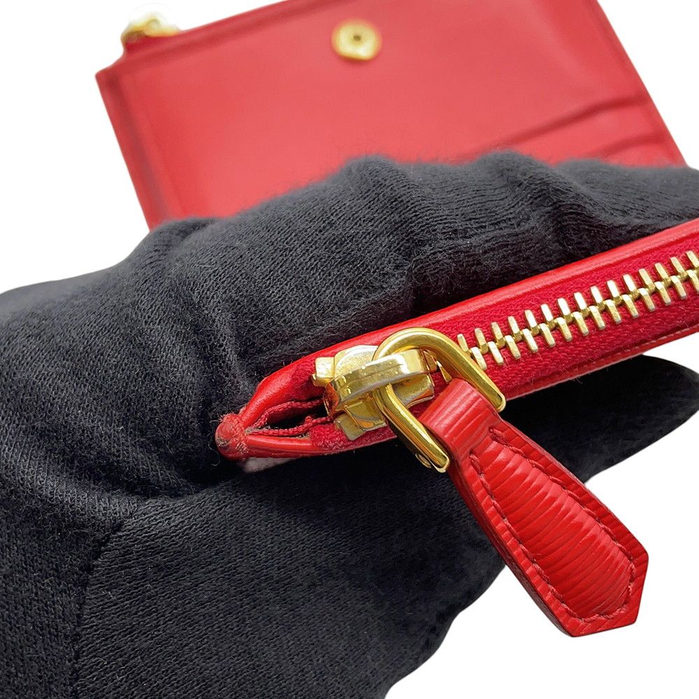 Prada Bifold Wallet Logo Compact Leather — view 9