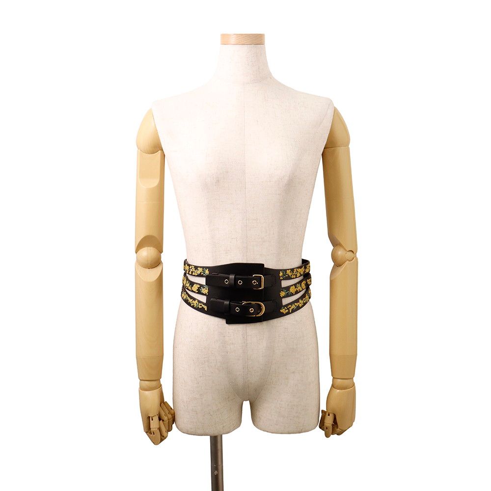 Dior Belt Leather Flower 70 — view 6