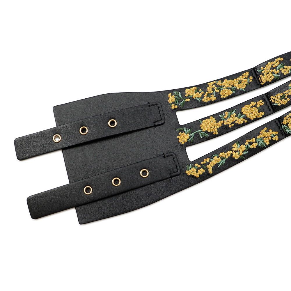 Dior Belt Leather Flower 70 — view 5