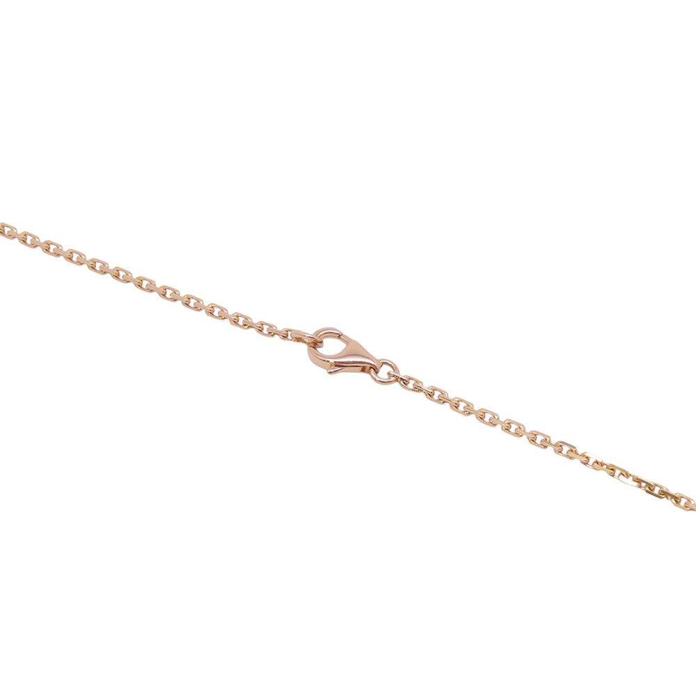 Cartier Necklace Love Semi Pave Diamond Total 18k Pink Gold Baby Pendant — view 5