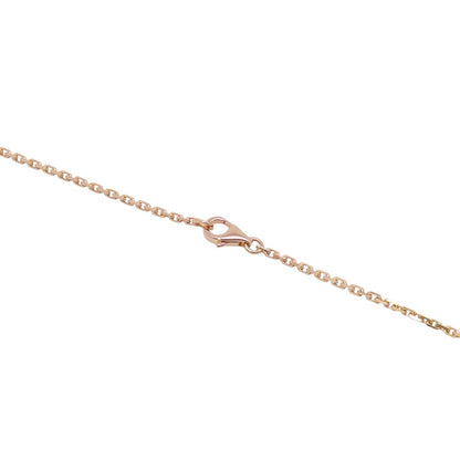 Cartier Necklace Love Semi Pave Diamond Total 18k Pink Gold Baby Pendant — view 5