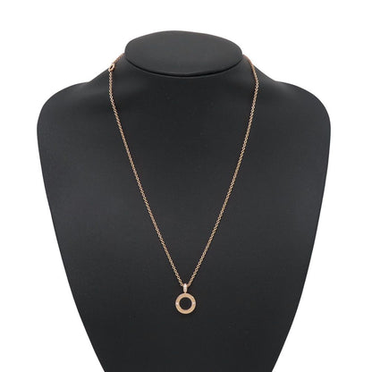 Bvlgari Necklace Mother of Pearl Onyx Diamond Total 18k Pink Gold Pendant — view 5