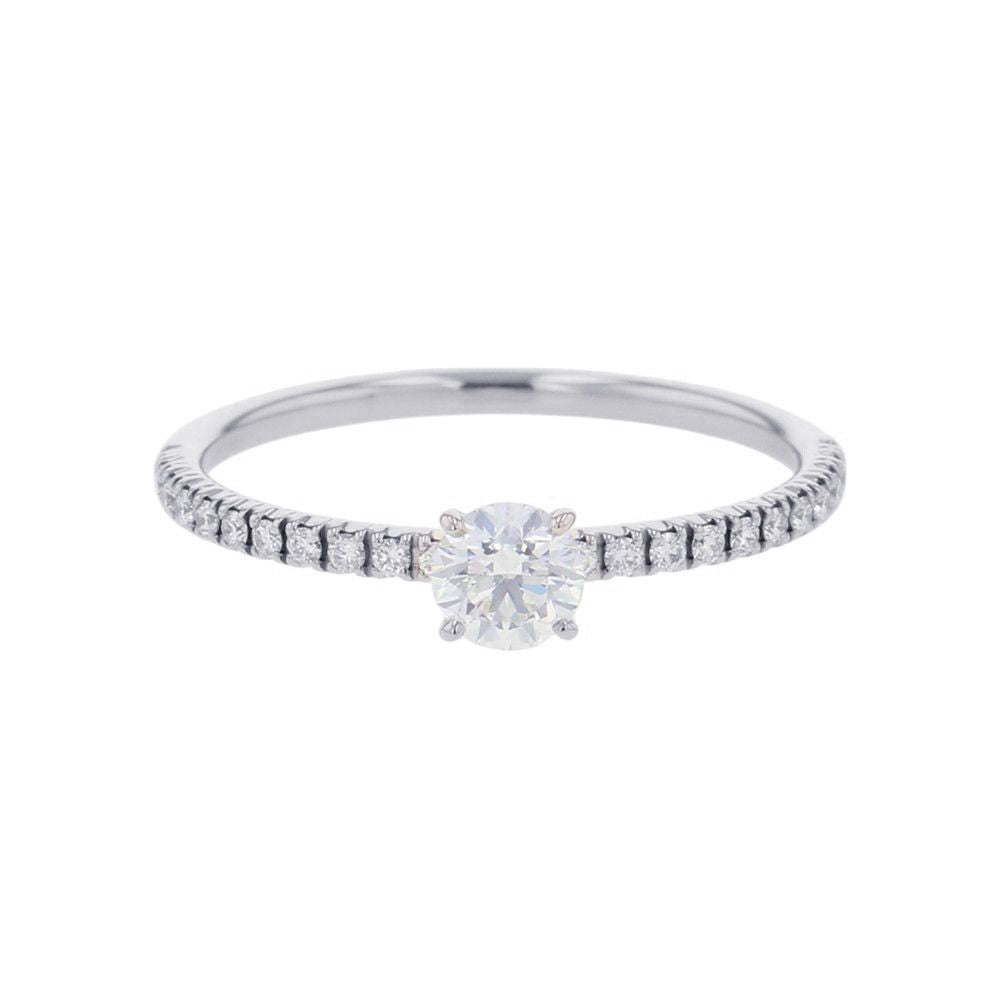 Cartier Ring Etain Cell de Solitaire Diamond Medium Stone