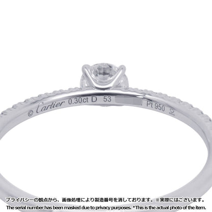 Cartier Ring Etain Cell de Solitaire Diamond Medium Stone — view 8