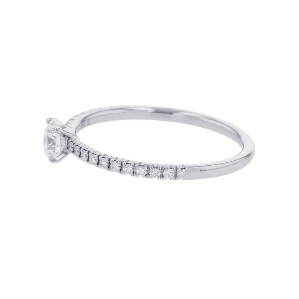 Cartier Ring Etain Cell de Solitaire Diamond Medium Stone — view 2