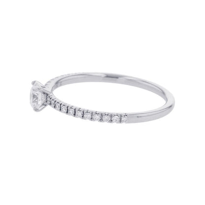 Cartier Ring Etain Cell de Solitaire Diamond Medium Stone — view 2