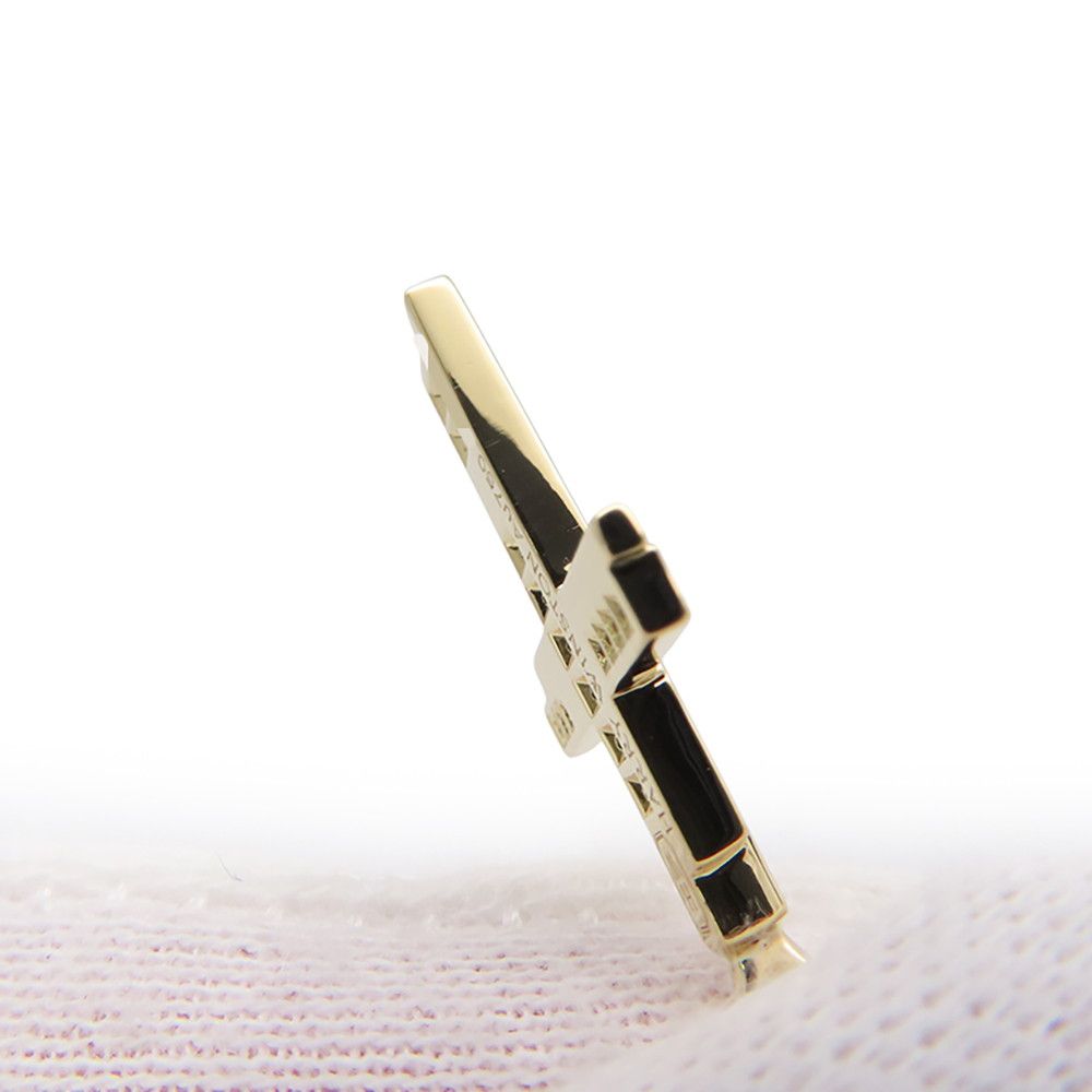 Harry Winston Necklace Traffic Cross Diamond Total 18k Yellow Gold Cmdyrecrtrf — view 7
